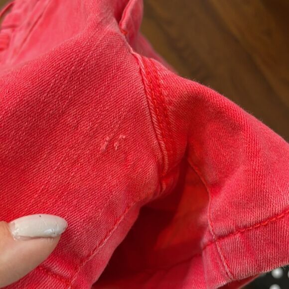 Jessica Simpson red uptown high-rise shorts - Picture 6 of 9